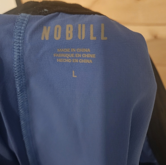 NOBULL Men's Blue Athletic Training Shorts 8" Inseam Large - Picture 5 of 5